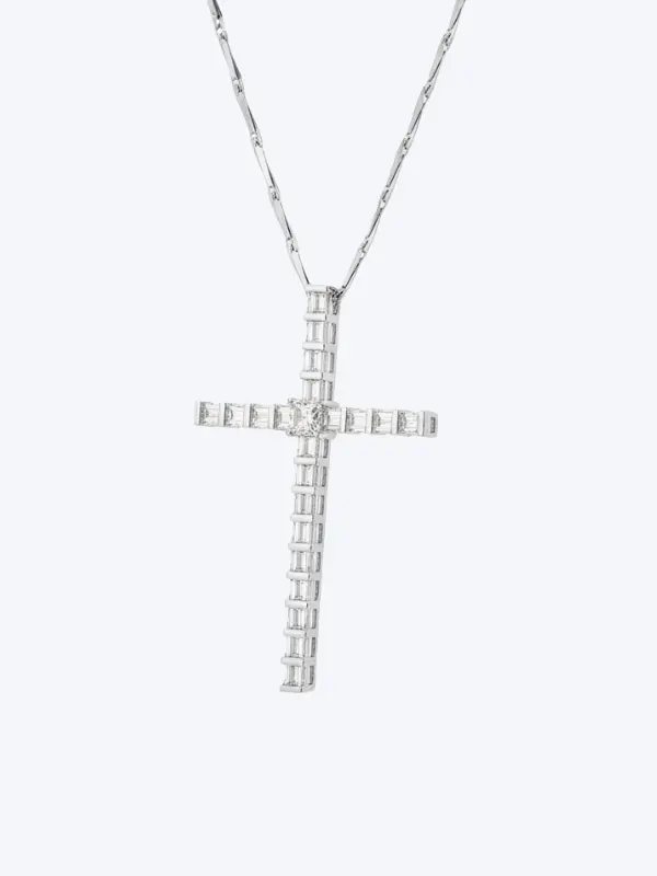 Natural Diamond Cross