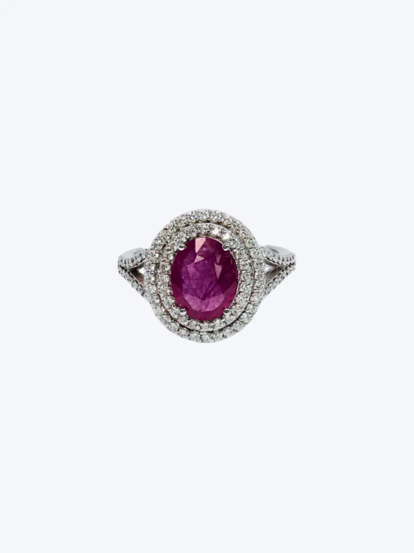 Diamond Ruby Ring