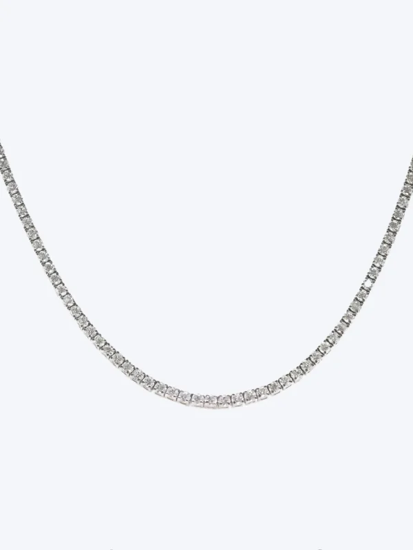 Lab-Grown Tennis Necklace