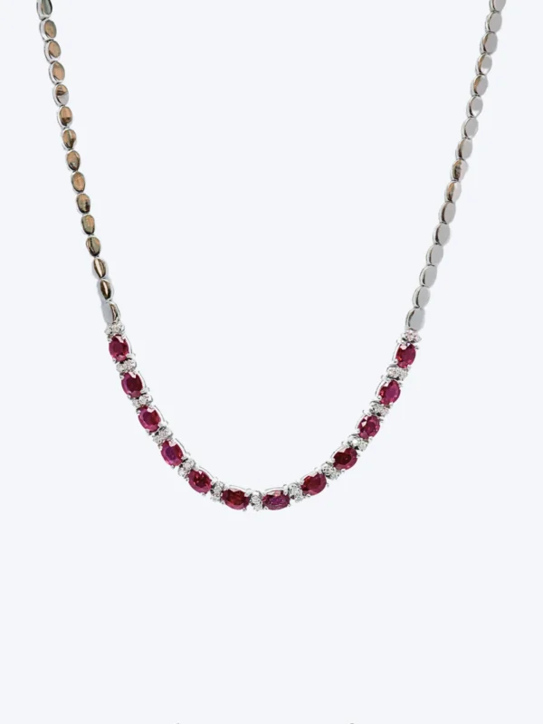 Diamond Ruby Necklace
