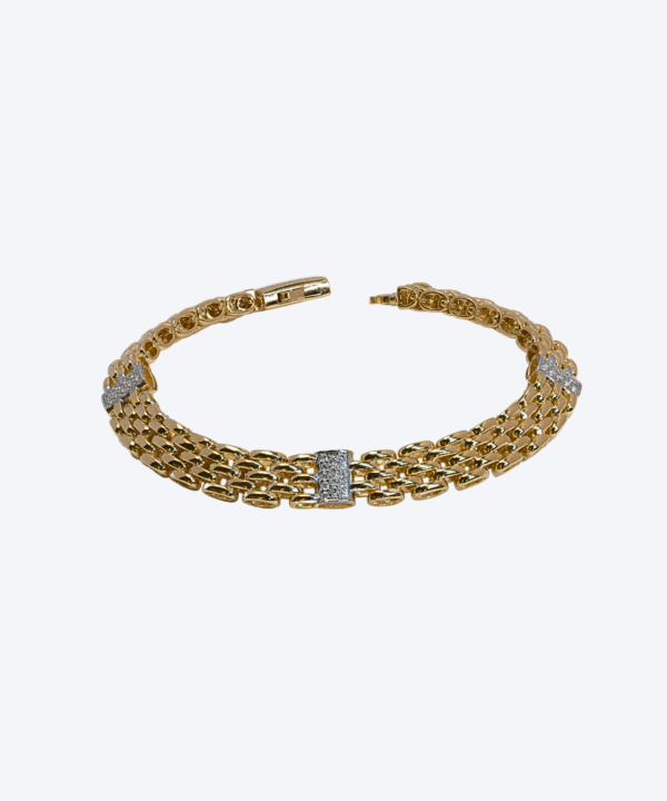 Gold Plated 925 Silver Bracelet