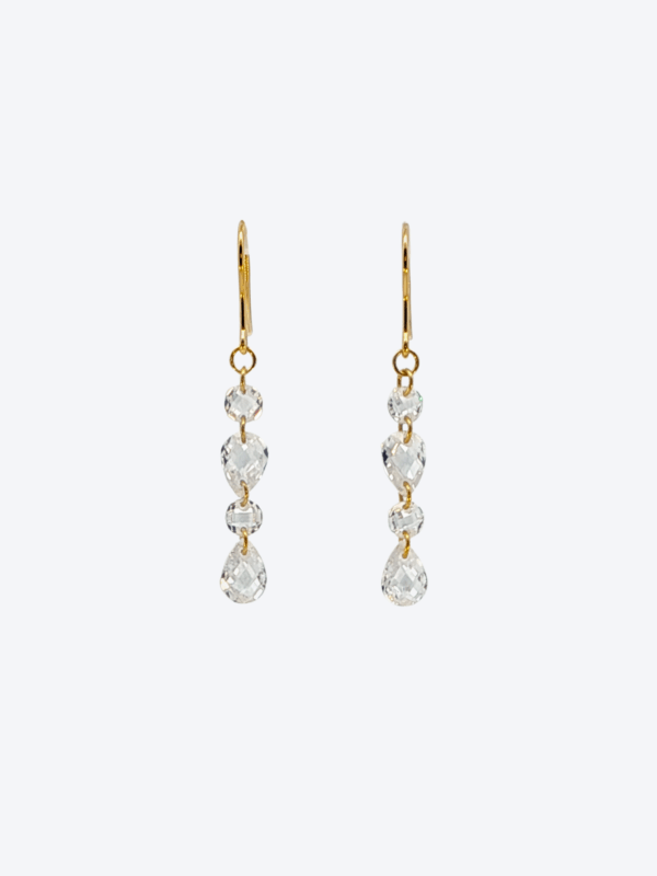 Gold Plated 925 Silver Earrings