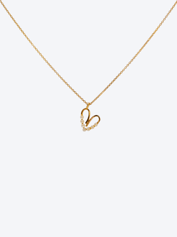 Gold Plated 925 Silver Pearl Necklace