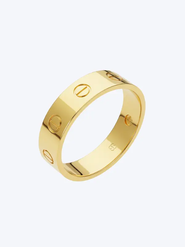 18KT Wedding Band