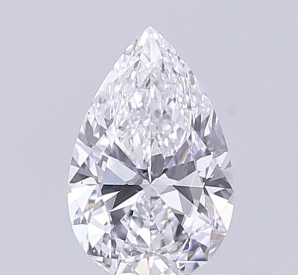 0.73 Carat D VVS1 Pear Lab Diamond